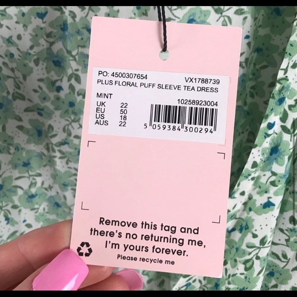 Missguided | floral wrap puff sleeve tea dress - Picture 6 of 10